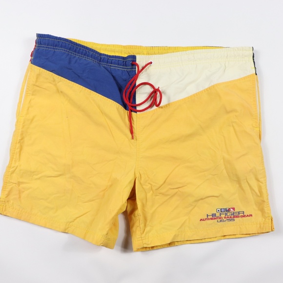 90s Tommy Hilfiger Mens Large Swim Trunks Shorts 90s Tommy Hilfiger Mens Large Swim Trunks Shorts